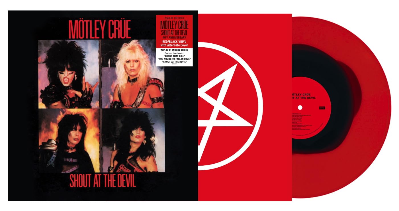 Shout At The Devil - RED / BLACK Vinyl