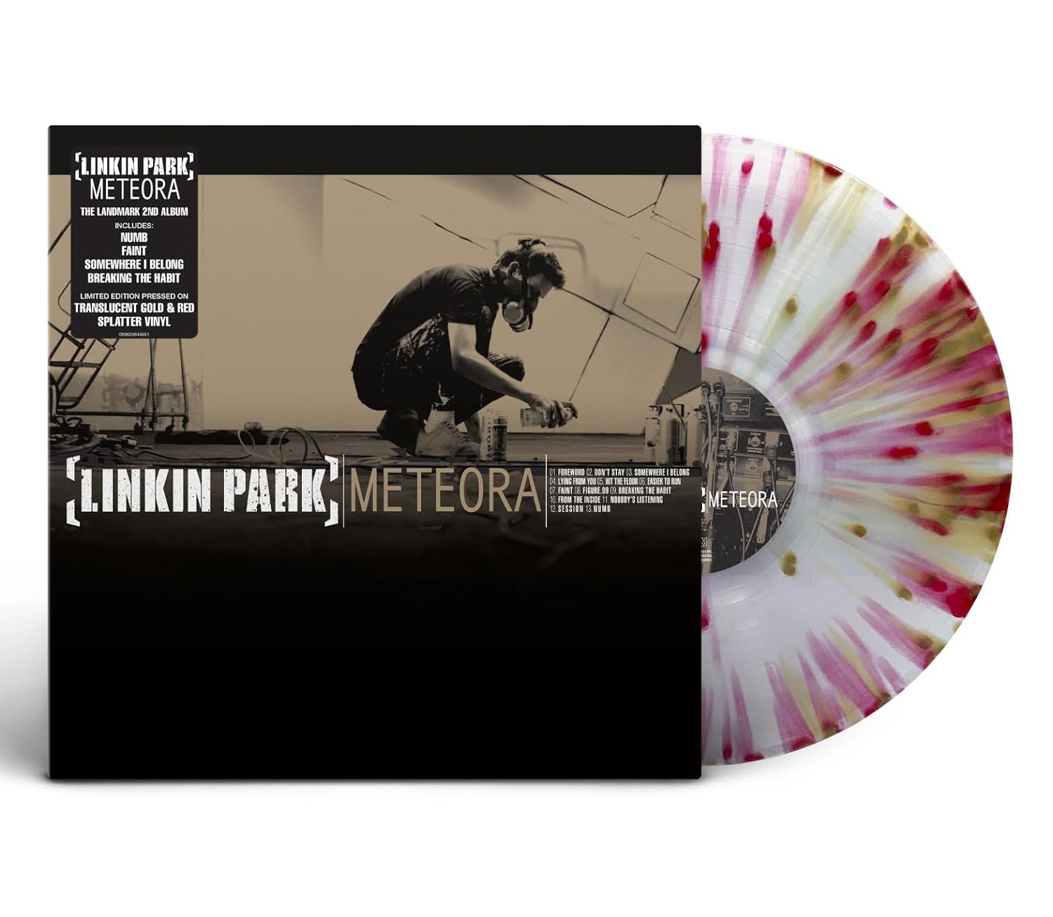 Meteora (Translucent Gold & Red Splatter Vinyl)